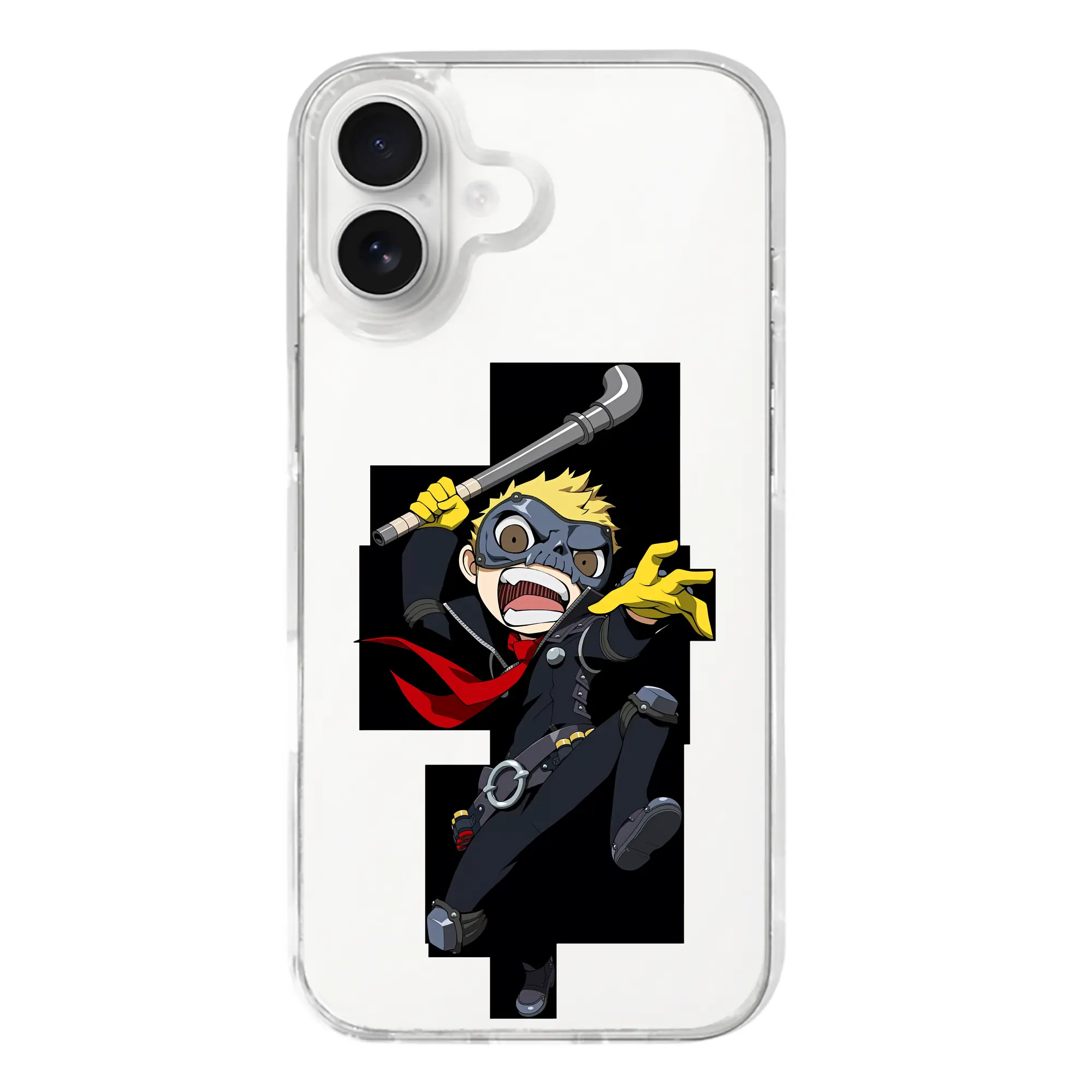 ペルソナ グッズ,坂本竜司 - iPhone 17シリーズ 透明スマホケース – 薄型・耐衝撃・精密フィット保護カバー